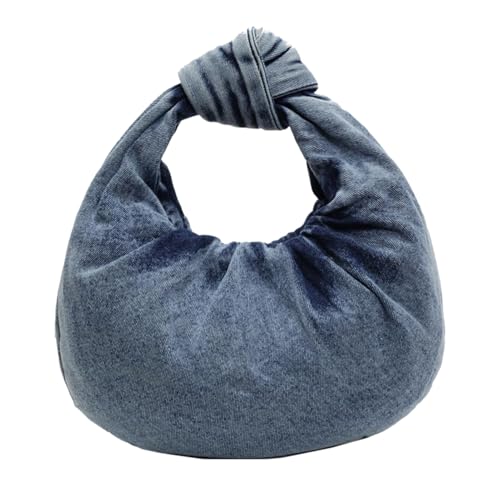 Bolsos para mujer – Bolso de noche con forma de nube | Bolsa de mano suave | para teléfono móvil, cosméticos, vacaciones, fiestas, viajes, playa, viajes de negocios, Blue, Refer to description