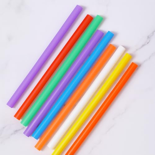 Darong pitillos jumbo desechables 200 piezas coloridos miniatura 5