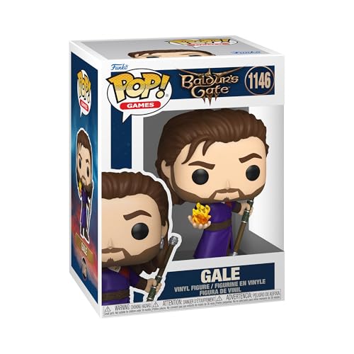 Funko - Pop Games: Baldur's Gate 3, Gale, 1 Chance sur 6 D'avoir Une Variante Rare Chase, Figurine en Vinyle à Collectionner, Idée de Cadeau