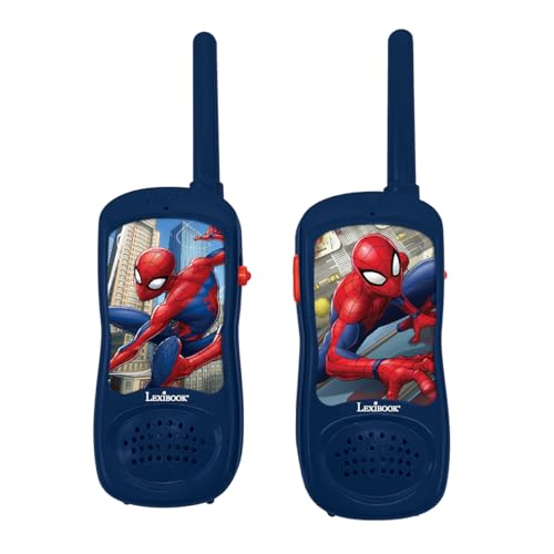 Lexibook Spiderman, Talkies-Walkies, Jeu de Communication pour Enfant, Clip Ceinture, à Piles,...