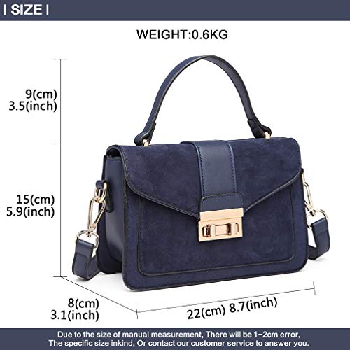 Miss Lulu Cross-Body Bags, Navy #TOP2