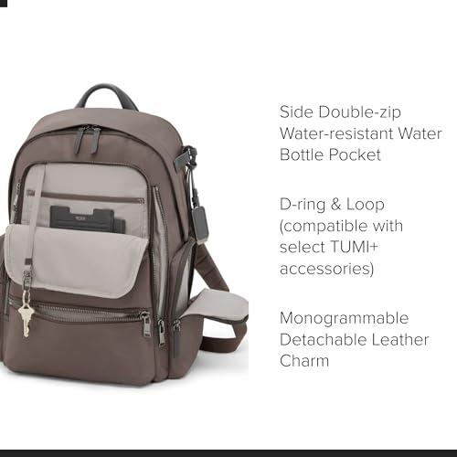 Image of TUMI - Voyageur Celina Backpack - Women's Work and Travel Bag - 16.0 inch X 10.6 inch X 6.5 inch - Holds Up to 16 inch Laptop - Mink