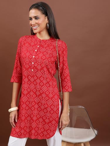 Image of Vishudh Women's Kurta | Comfortable Ethnic Wear for Daily Use | Lightweight & Breathable Indian Top