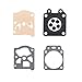 uxcell Carburetor Rebuild Kit Gasket Diaphragm K20-WTA for K20WAT K20 WAT WT WA Series WA-198 WA-207 WA-217 WA-218 WA-219 WA-226 WA-227 WT2 Engines Carb