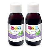 PEDIAKID - Sueño - Complemento alimenticio - Fórmula Exclusiva a base de Jarabe de Agave - Mejora la Calidad del Sueño - Ayuda a Conciliar el Sueño - Lote de 2