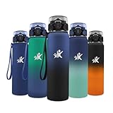 Borraccia Termica 1L, Termos Sportiva con Cannuccia, a Prova di Perdite, Riutilizzabile, P...