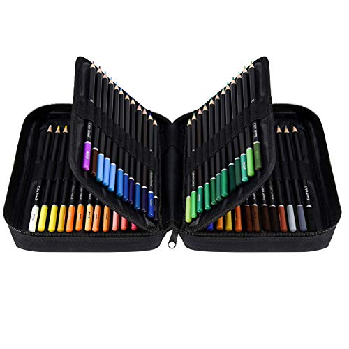 Orionstar Colored Pencils Set of 72 Colors with Zipper Case for Adult Artist Beginner, Vibrant Numbered Pencil with Premium Soft Core, Professional Art Supplies for Sketching Shading Coloring Book