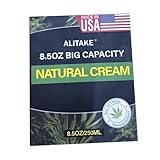 8.5 oz Natural Cream, Big Capacity - All-Natural Formula - Absorbs Quickly