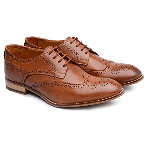 Sapato Oxford Jacometti Derby Couro Feminino Bico Redondo Caramelo 39