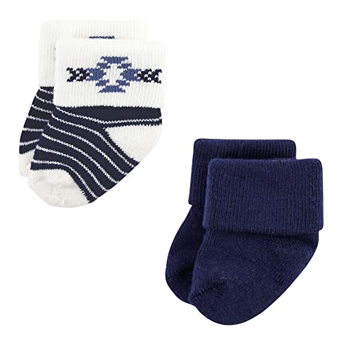 Image of Hudson Baby Baby 8-pack Cotton Rich Newborn and Terry Socks