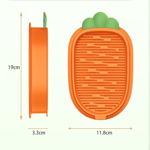 GYWHOOFT Pflanzer Hydroponics Seed Sprouter, Soil-Free Seed Sprouter, Anzuchtschalen Keimung Tablett Keimschalen, Keimschale Hydroponik-Pflanzkasten Für Katzenhunde Haustiere(Orange)