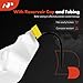 A-Premium Engine Coolant Overflow Recovery Reservoir Tank [W/Cap & Tubing] Compatible with Dodge Ram 2500 2004-2009, Ram 3500 2004-2009 - Only fit [6Cyl 5.9L], Replace# 55056493AB, 55056493AA
