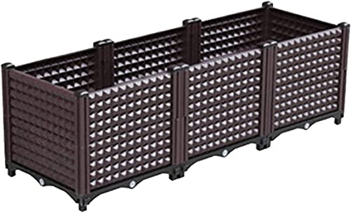 Consejos y reviews para comprar Macetas para jardin exterior que Puedes comprar On-line. 37 ZCBYBT Jardín Planta contenedor Maceta Maceta plantación Maceta plástico plástico Caja Techo terraza Vegetal plantación a través Maceta Maceta