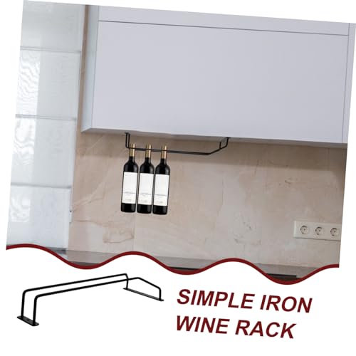 Portabotellas de vino Garneck hierro negro miniatura 4