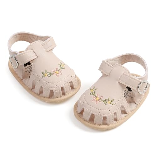 HsdsBebe Baby Girls Sandals Bohemia Flower Bow Soft Sole Toddler First Walkers Beach Summer Shoes4