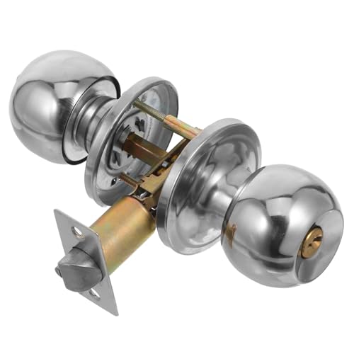 Installation facile pour ce bouton de porte sphérique verrouillable à clé - 2