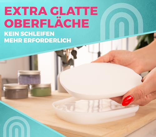 Keracraft Gießpulver weiß 2x4,5kg - Reliefgießpulver weiß für kreative Projekte