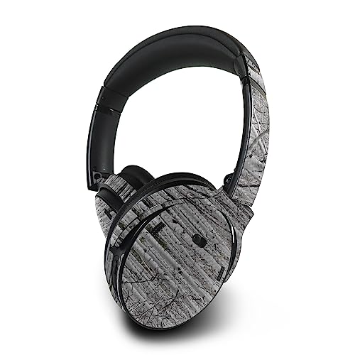 Image of MightySkins Carbon Fiber Skin Compatible with Bose QuietComfort 45 Headphones Birch Forest | Protective, Durable Textured Carbon Fiber Finish | Easy to Apply | Made in The USA