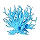 Cadzyre Holz aquarium-deko Gefälschte Koralle, Garnelen Aquarium & Aquarienpflanze Echt, Geeignet für kleine bis mittlere Aquarien (blau)