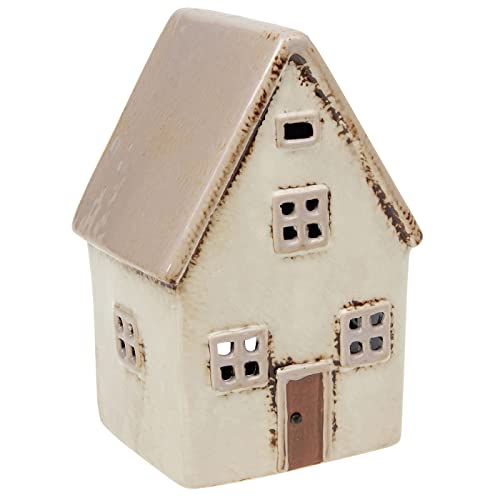 Village Pottery Porta Tealight Cream House