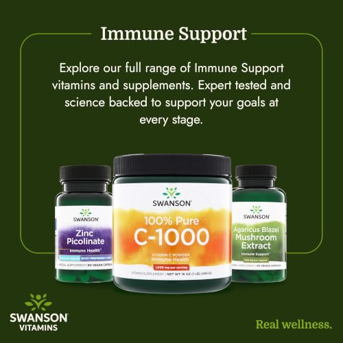 Swanson Vitamin C Pure Ascorbic Acid Powder