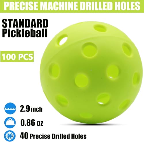 Image of Magicorange Pickleball Balls,USAPA Approved 40 Holes Outdoor Pickleballs