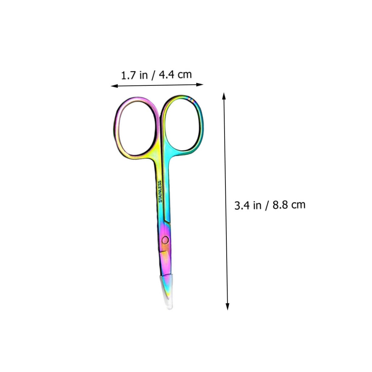 AUTSUPPL 3-piece Set Eyebrow Scissors Trim Style Lightweight Durable Enthusiasts