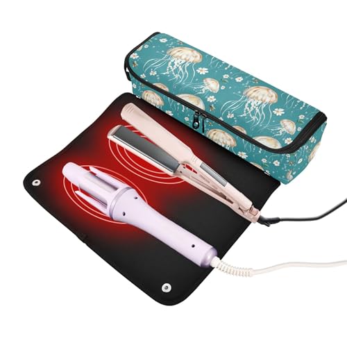 Bolso organizador para herramientas de cabello resistente al calor miniatura 2