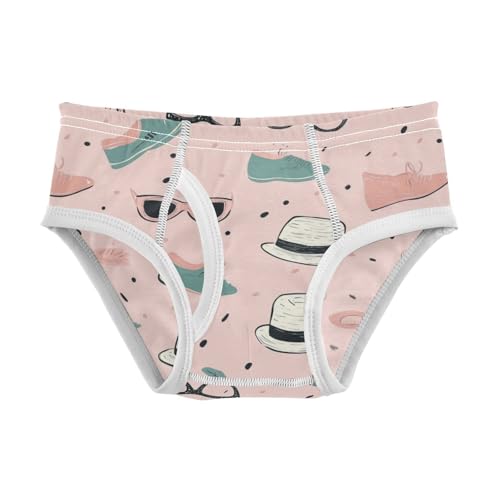 Wusikd Cute Boys' Underwear Cotton Pink Boys Briefs Soft Toddler Underwear 2T