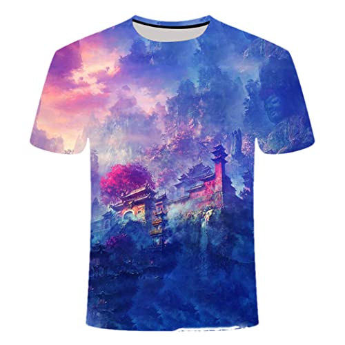 T-shirt d'été homme décontracté Haitpant 1118 idéal pour les vacances et sorties