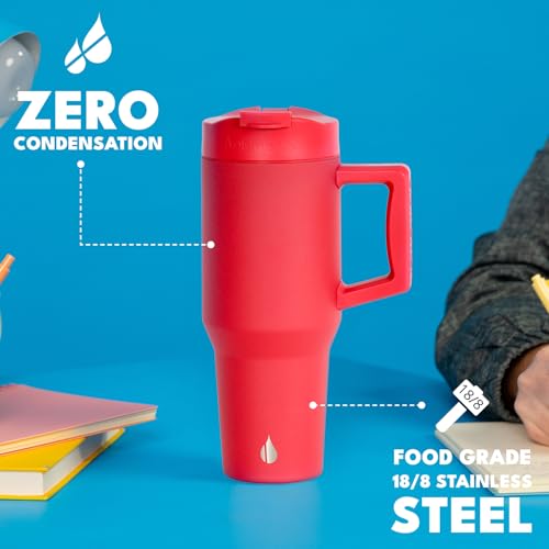Image of Elemental 100% Leak Proof 32oz Tumbler with Handle & Straw Travel Mug