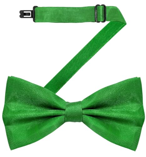 Image of MDSTYLE Bow Ties for Men Pre-Tied Adjustable - Classic Men's Bow Tie - Tuxedo Wedding Formal Bowtie Solid Color Bowties