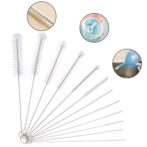 Vicloon Reinigungsbürsten, 12 Stück 21 cm Lange Bürsten, Flasche Reinigungsbürsten Milchschlauchbürste Nylon… – Bild 5