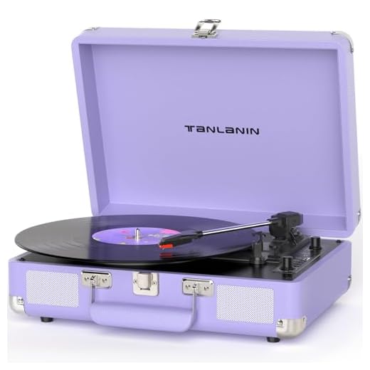 TANLANIN Bluetooth Vinyl Record Player