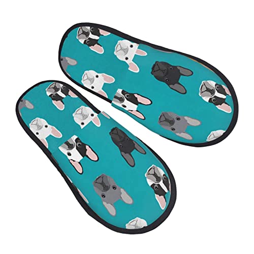 Pantofole Da Uomo Donna Bulldog Francesi Scarpe Da Casa Comoda Ciabatte Invernali Calde Ciabatte Da Casa Per Invernale Viaggiare Hotel L