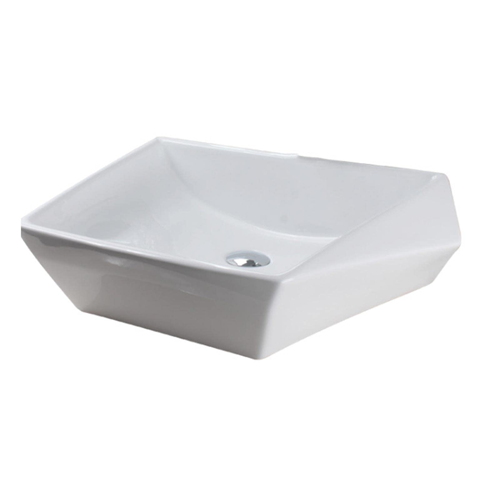 Aioneer Bathroom Sink Creative Above Counter Porcelain Ceramic Bathroom Countertop Bowl Lavatory Vanity White Round Vessel Sink 23.2"*16.5"*5.9" Lavatory Vanity