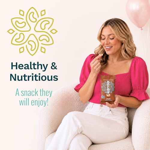 Image of Karma Nuts Flavored Cashews Gift Box (1.5 oz, Pack of 10) - Premium Whole Roasted Cashews, Healthy Snacks for Adults - Gluten Free Vegan Snacks, Vegan, Non GMO