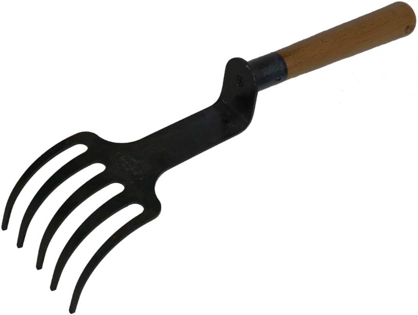 Heavy-Duty Hand Rake | Great for Raised Bed Gardening | Made in The USA