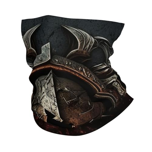 HERRECX Spartan Warrior logo Gothic Dark Cuello Pasamontañas Balaclava Bandana para Mujeres y Hombres, Blanco miniatura 1