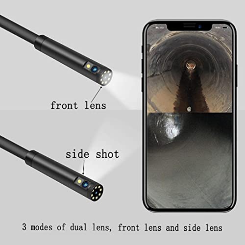 Borescopes WiFi dual-lens endoscoop, 8 mm 2,0 MP HD industriële Borescope draadloze inspectiecamera, IP68 waterdicht… - Image 4