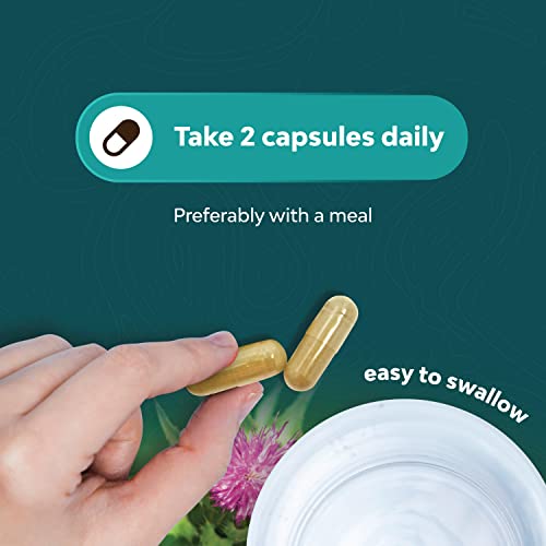 Liver Cleanse Detox & Repair Formula - Herbal Liver Support Supplement With Milk Thistle Dandelion Root Turmeric And Artichoke Extract For Liver Health - Silymarin Milk Thistle Liver Detox 120 Count #TOP7