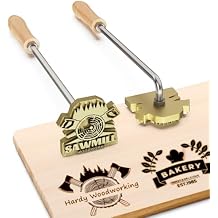 Custom Branding Iron for Wood, Personalized Logo Metal Branding Iron for Wood, Wood Burning Stamp for Leather Meat, Handcrafted Design, Durable, Flame Heated