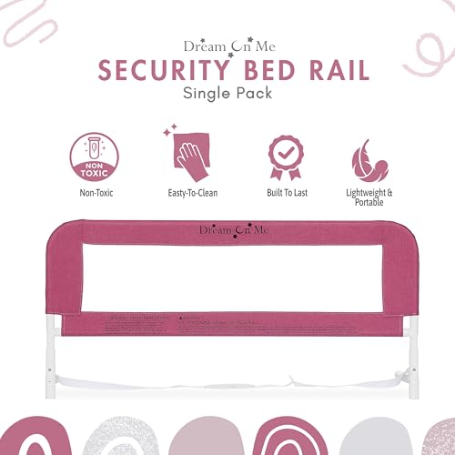 Dream On Me 419-PNK Lightweight Mesh Security Adjustable Bed Rail For Toddler thumb #4