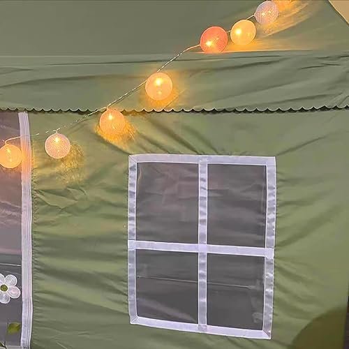 Cadre de lit avec rideaux et veilleuses féeriques, le cadeau idéal pour décorer sa chambre