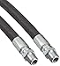 Apache 98398585 1/2" x 24" 2-Wire Hydraulic Hose Male x Male Swivel Assembly