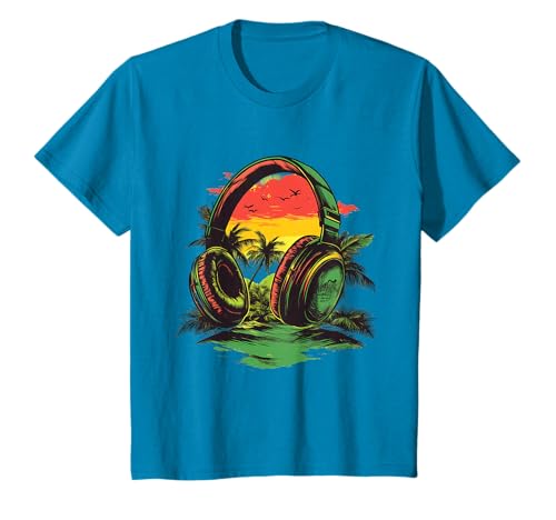 Rasta Reggae Casque Audio Jamaican Pride T-Shirt