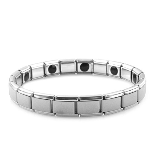 osfanersty Bracelet avec maillons en Acier Inoxydable pour Homme