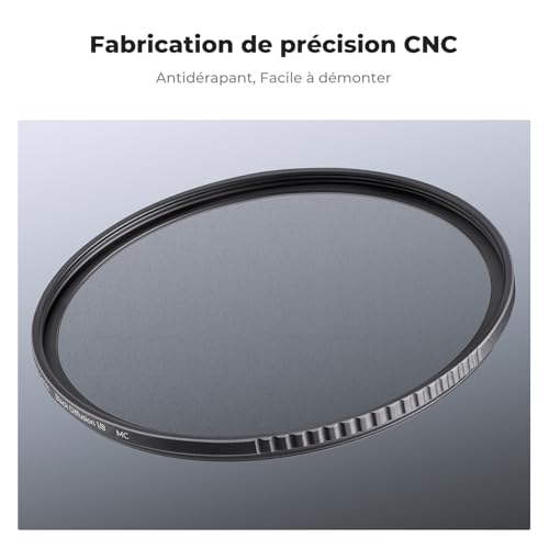 K&F CONCEPT Filtre Black Diffusion 1/8 58mm Effet Cinématique D Série – vue 6
