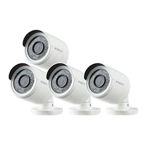 (Set of 4) Samsung SDC-9443BC 1080p HD Weatherproof Bullet Camera (Compatible with SDH-B74041 & SDH-B74081)
