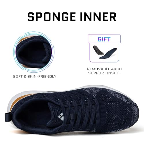 Image of Mishansha Womens Sneakers Air Cushion Running Tennis Shoes Women Lightweight Arch Support Walking Shoes